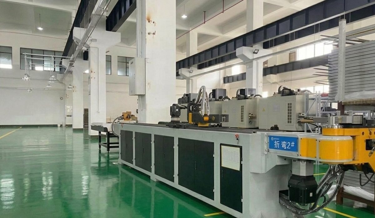 CNC bending machine at Suhang Metal fabrication workshop